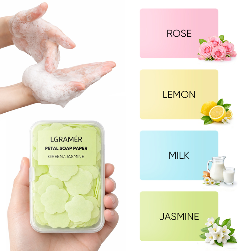 Biodegradable Soap Camp - Lembaran Sabun Mini Portabel – Kertas