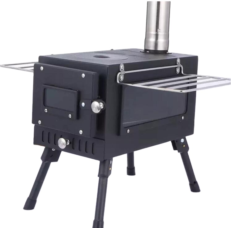 Camping Cooking Wood Stove - Kompor Kayu Bakar Baja Portabel untuk