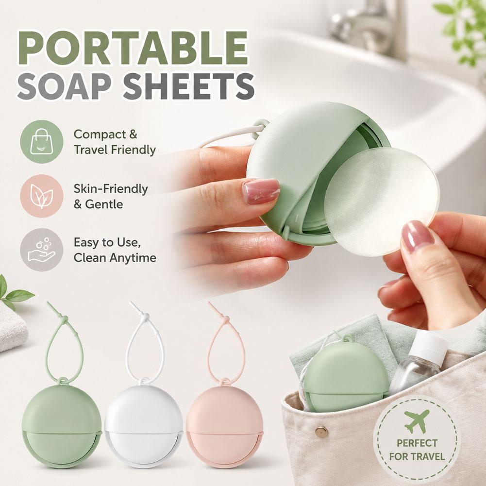 Biodegradable Soap Camp - 50 lembar sabun tangan sekali pakai
