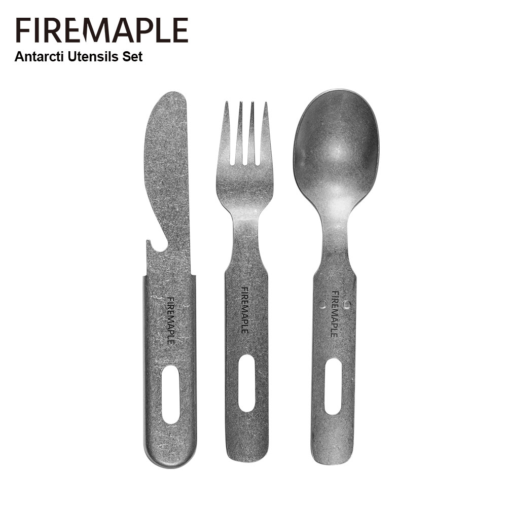 Camping Cooking All In One - Fire-Maple Antarcti peralatan Set 3in1 pisau