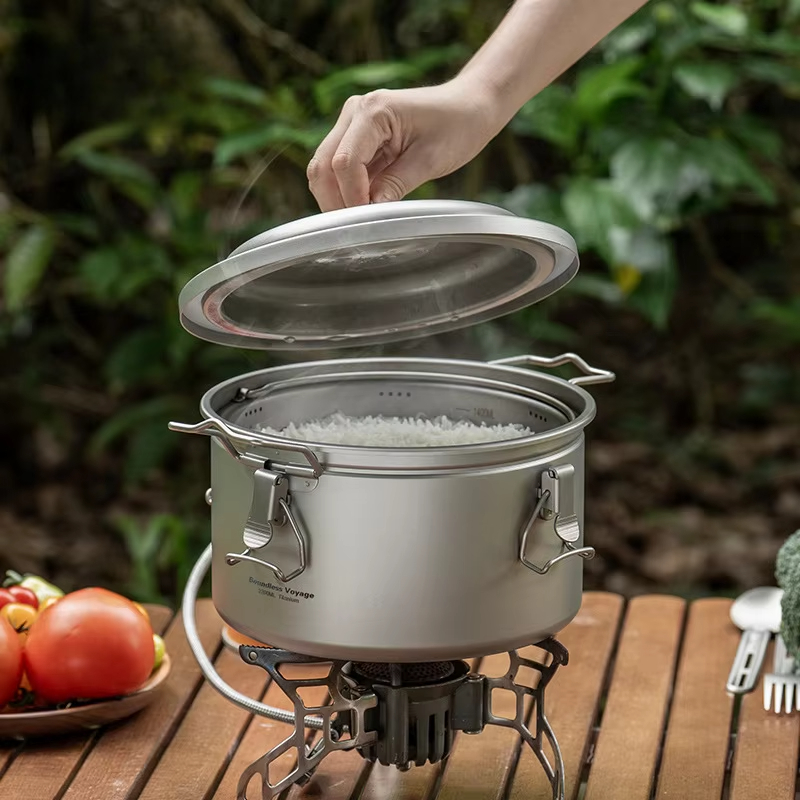 Camping Cooking Rice - Panci Masak Outdoor Camping Panci Sup