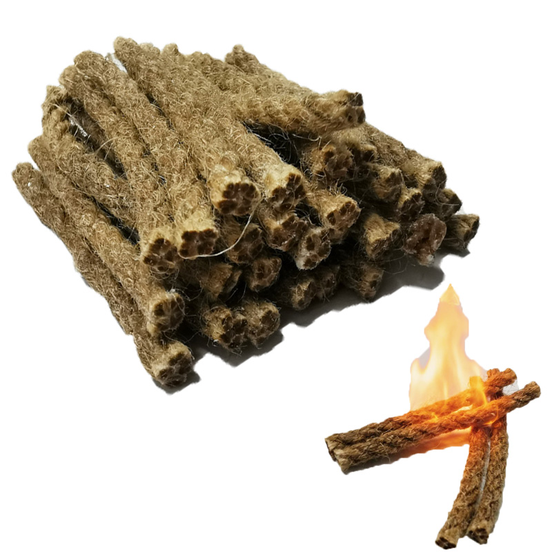 Camping Cooking Fire Stove - Pemantik Api Portabel Tali Rami Mini