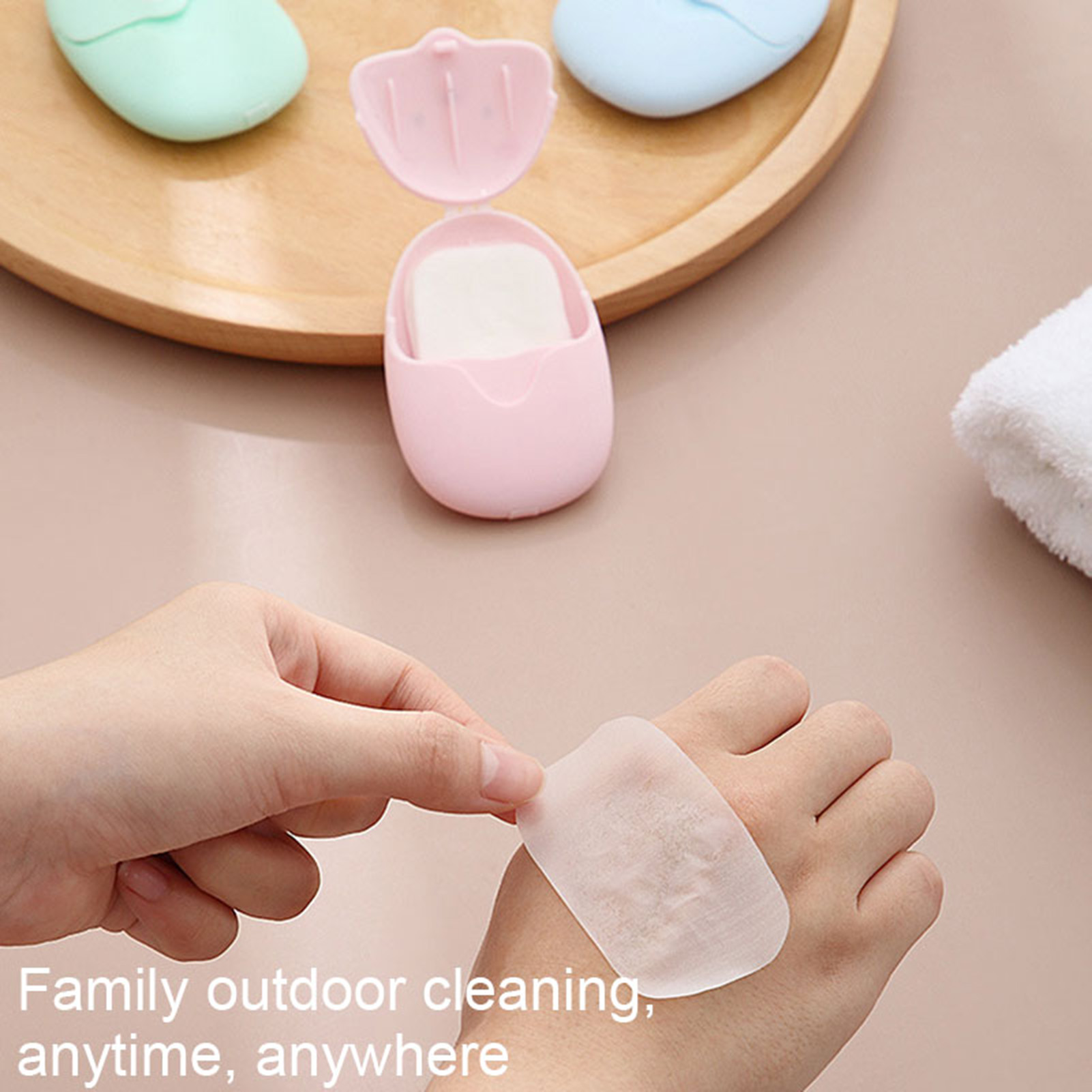 Biodegradable Soap Camp - Tablet Sabun Portabel 50 Buah Lembaran