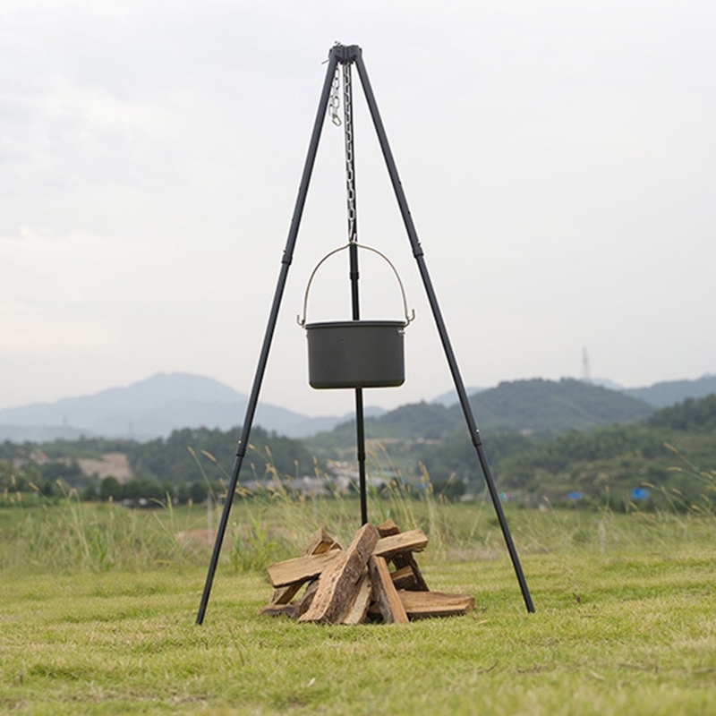 Camping Cooking Tripod - Rak Panggangan Memasak Outdoor Multigeor Heat