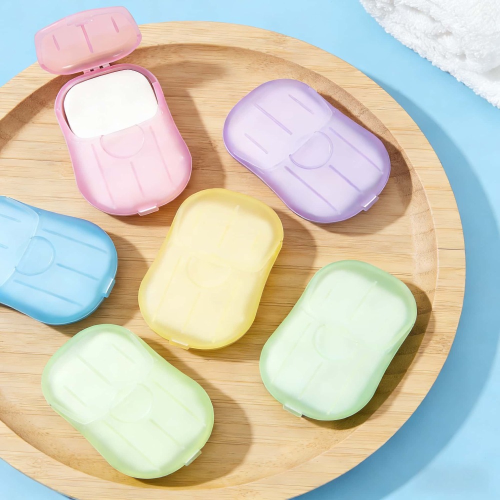 Biodegradable Soap Camp - Lembaran Sabun Kertas Portabel Biodegradable Sekali