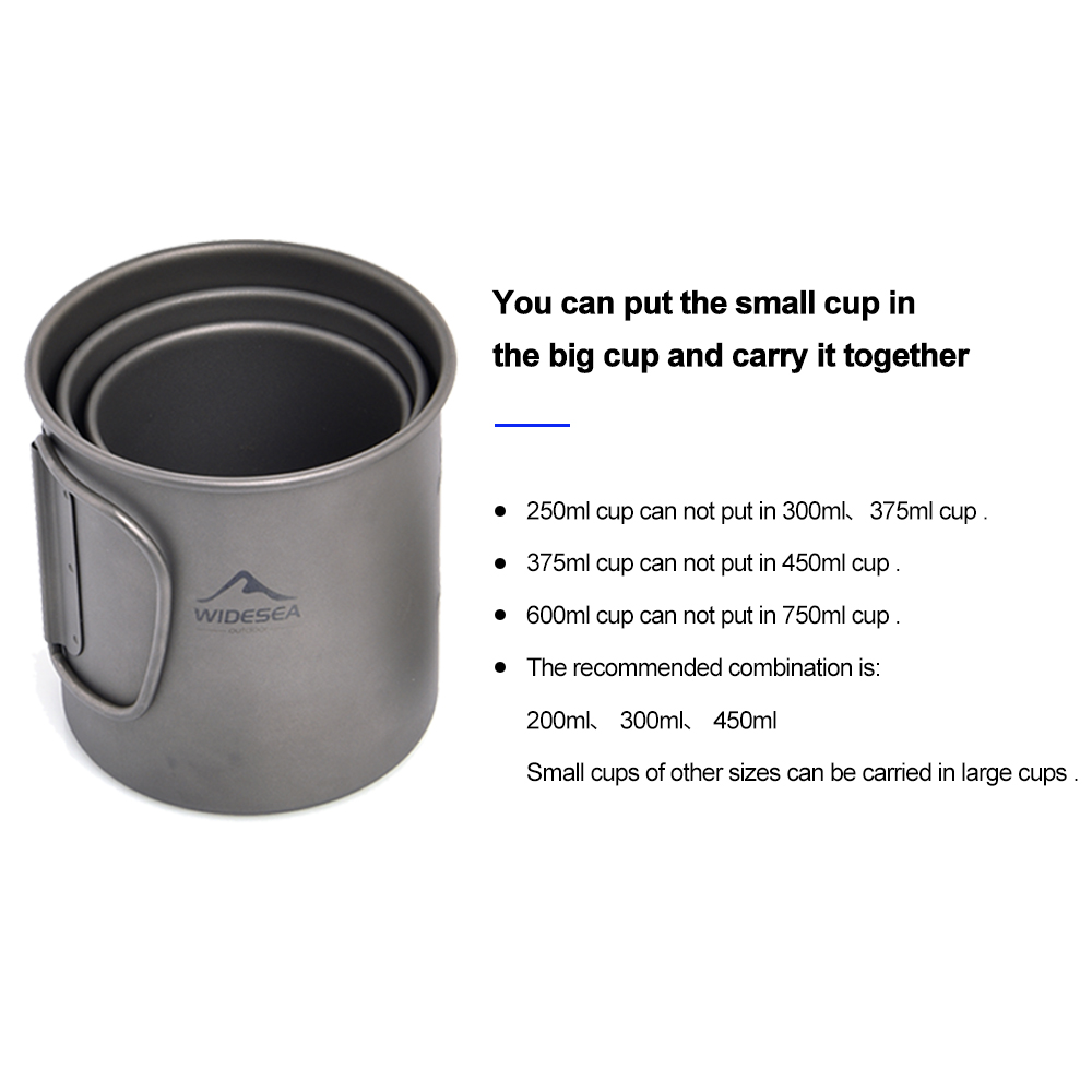 Widesea Mug Berkemah Cangkir T - Camping Cooking All In One ulasan dan harga