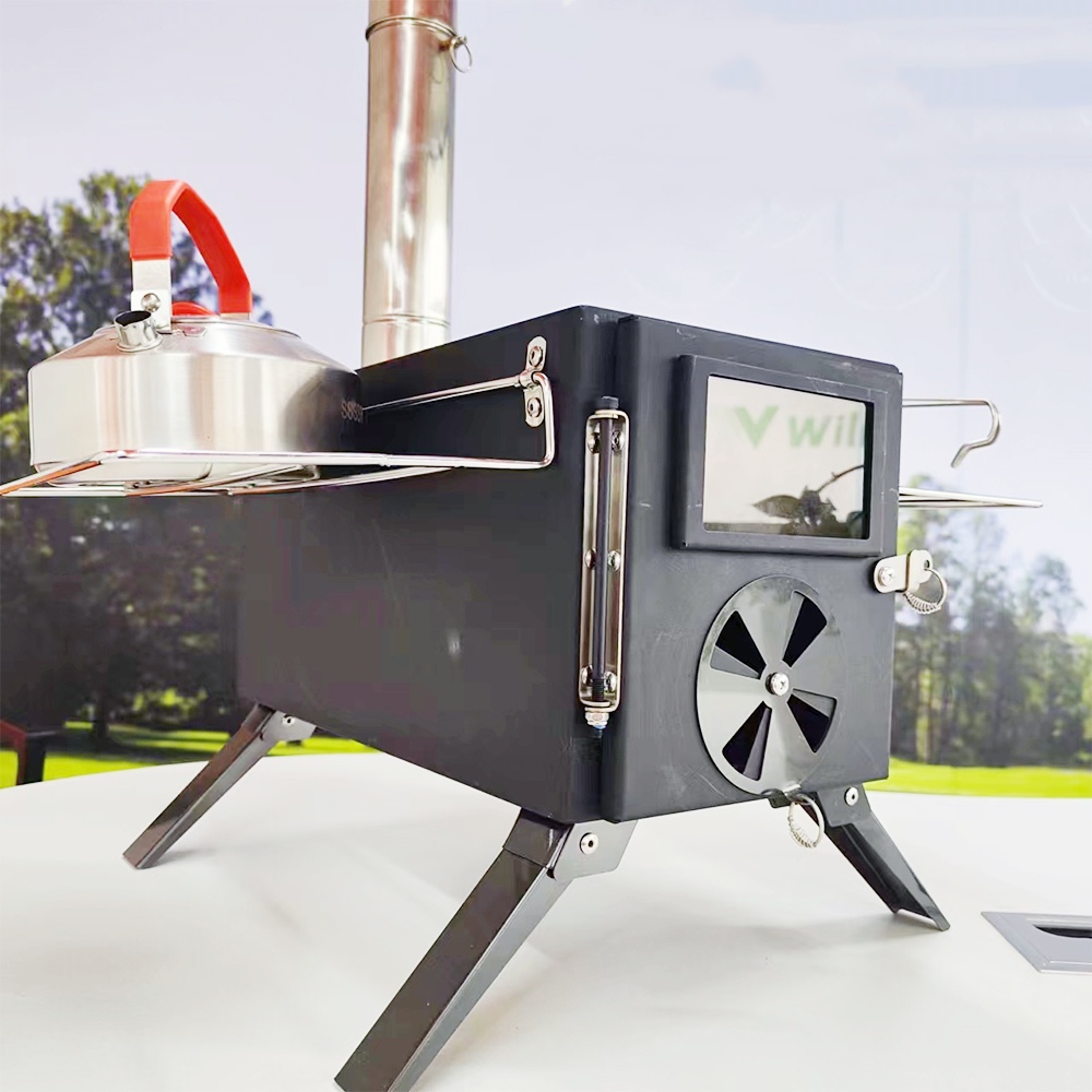 Kompor Besi Hitam Portabel unt - Camping Cooking Fire Stove ulasan dan harga