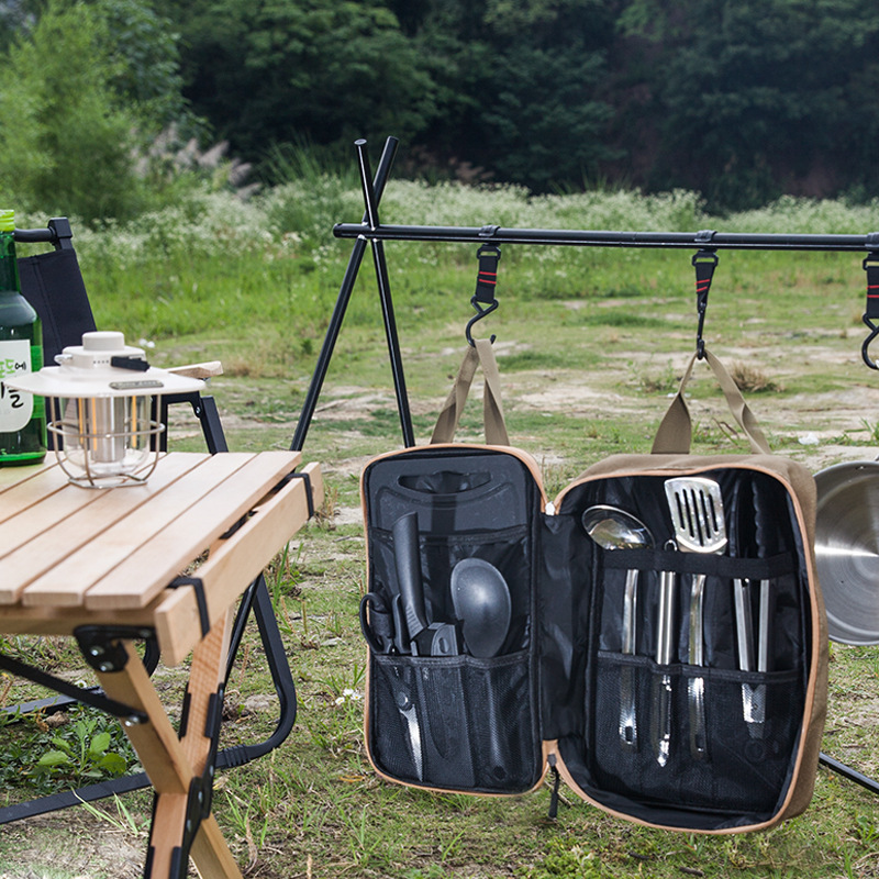 8 Buah Set Peralatan Masak Dap - Camping Cooking All In One ulasan dan harga