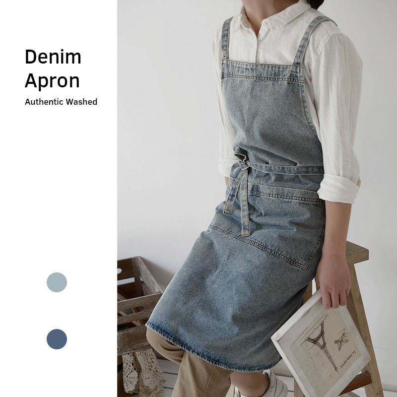 Overall Denim Korea Pakaian Ke - Japan Camping Cooking ulasan dan harga