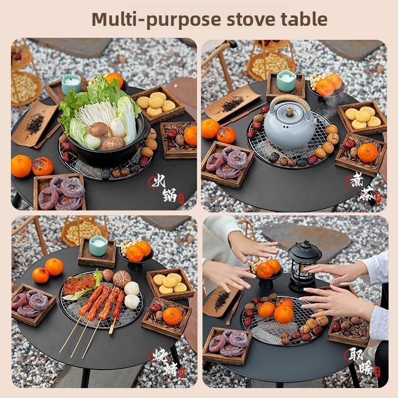 Set Perlengkapan BBQ Indoor Ou - Camping Cooking Wood Stove ulasan dan harga