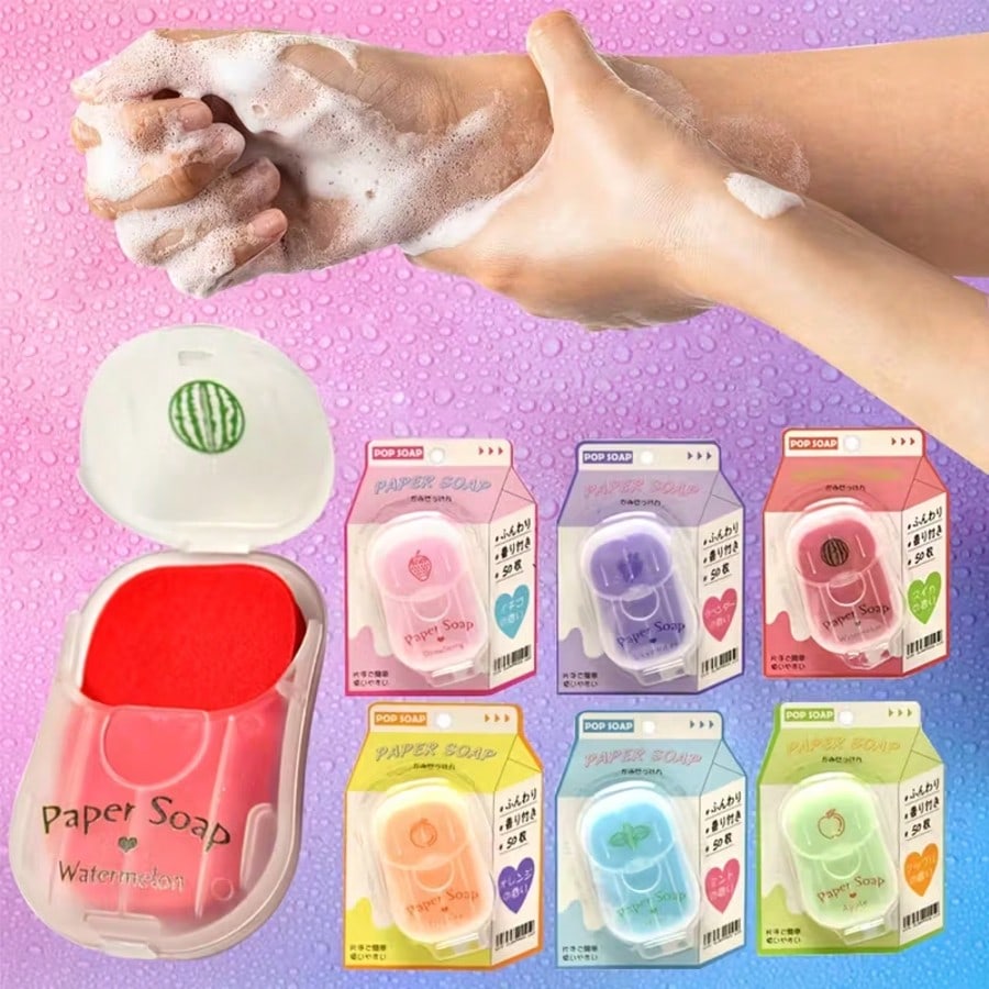 Lembaran Sabun Kertas Sekali P - Biodegradable Soap Camp ulasan dan harga