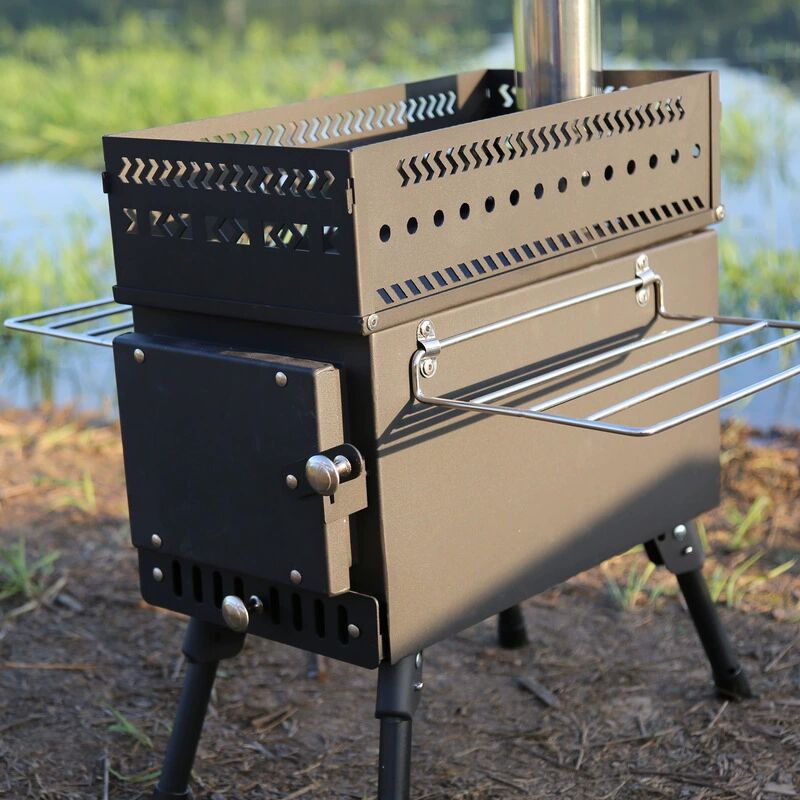 Kompor Lipat Baja Tahan Karat  - Camping Cooking Fire Stove ulasan dan harga