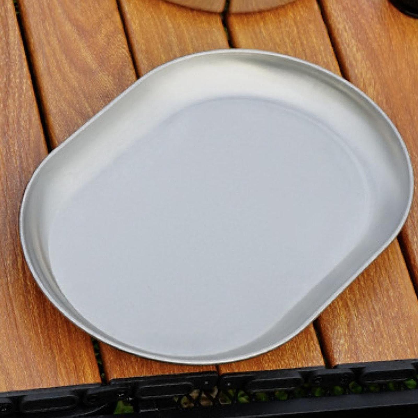 Piring Makan Stainless Steel u - Camping Cooking Easy ulasan dan harga