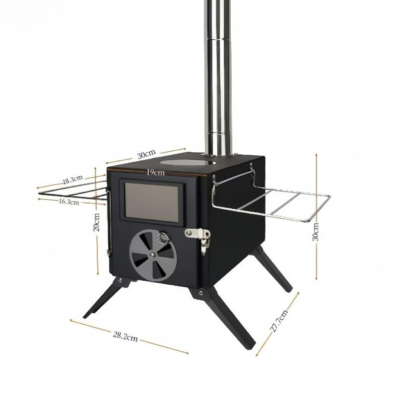 Kompor Kayu Bakar Baja Karbon  - Camping Cooking Stove ulasan dan harga