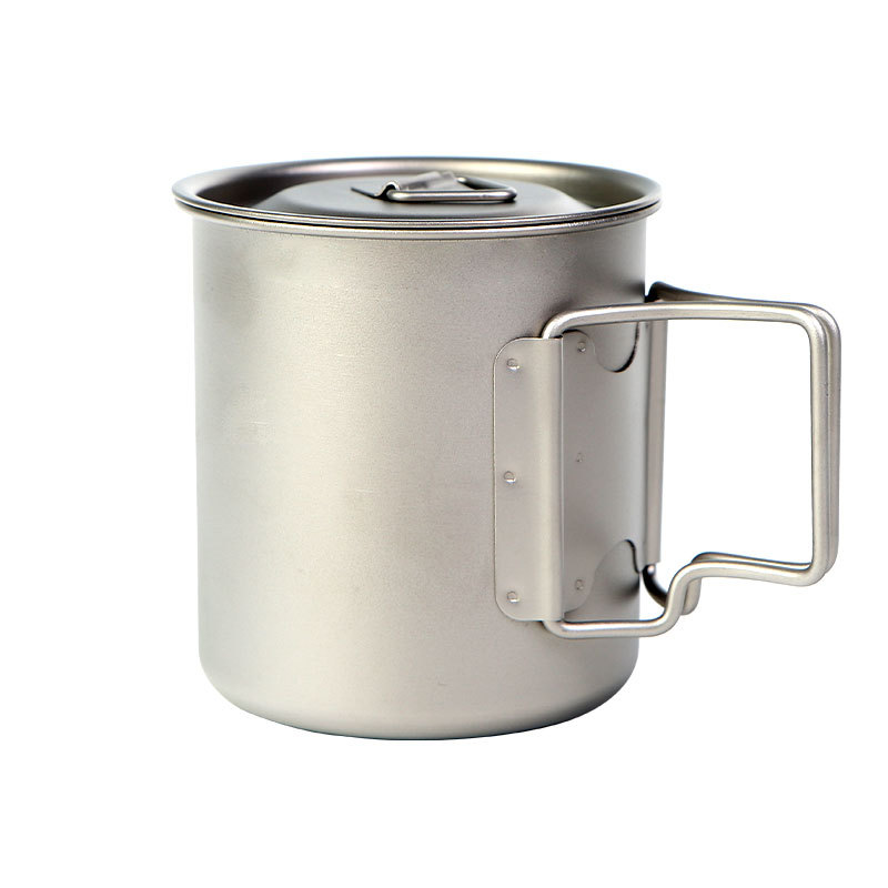 Cangkir Titanium berkemah 450m - Camping Cooking Utilities ulasan dan harga