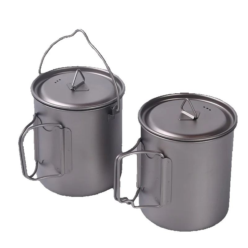 Cangkir Titanium berkemah 450m - Camping Cooking Utilities ulasan dan harga