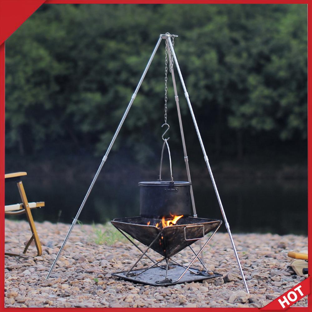 Tripod Memasak Luar Ruangan Po - Camping Cooking Tripod ulasan dan harga