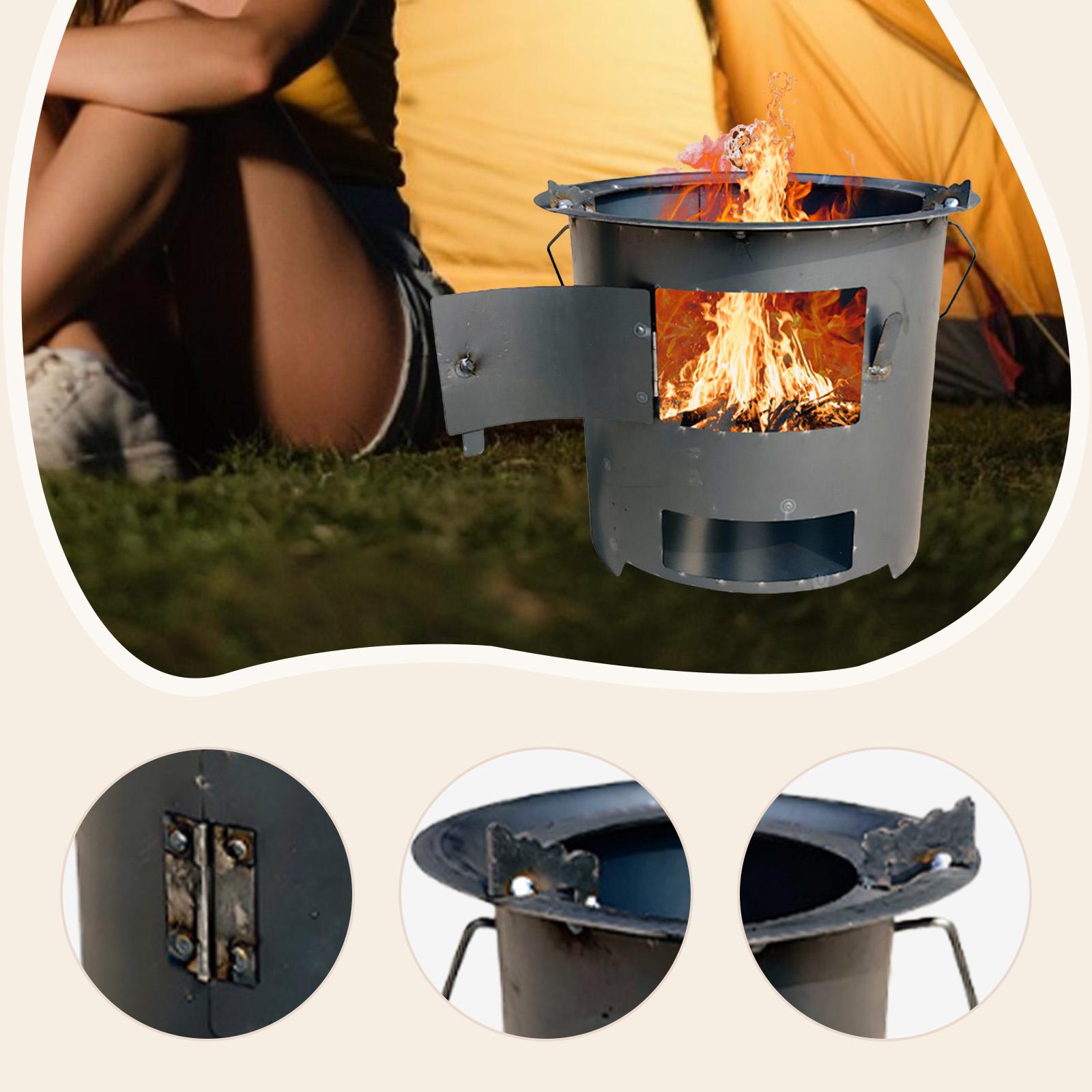Kompor Kayu Lipat untuk Berkem - Camping Cooking Fire Stove ulasan dan harga