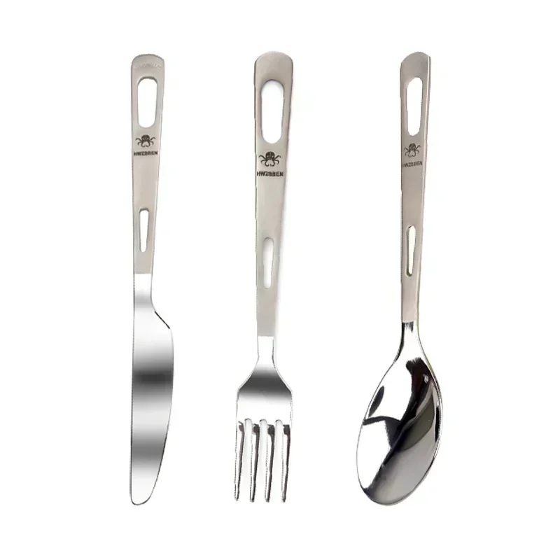 HWZBBEN Set pisau sendok garpu - Camping Cooking Utilities ulasan dan harga