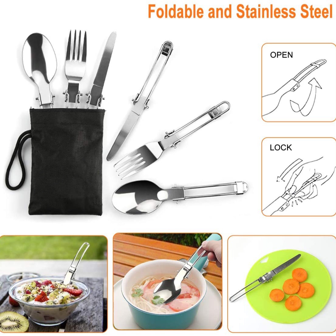 Set Peralatan Masak Camping Le - Camping Cooking Easy ulasan dan harga