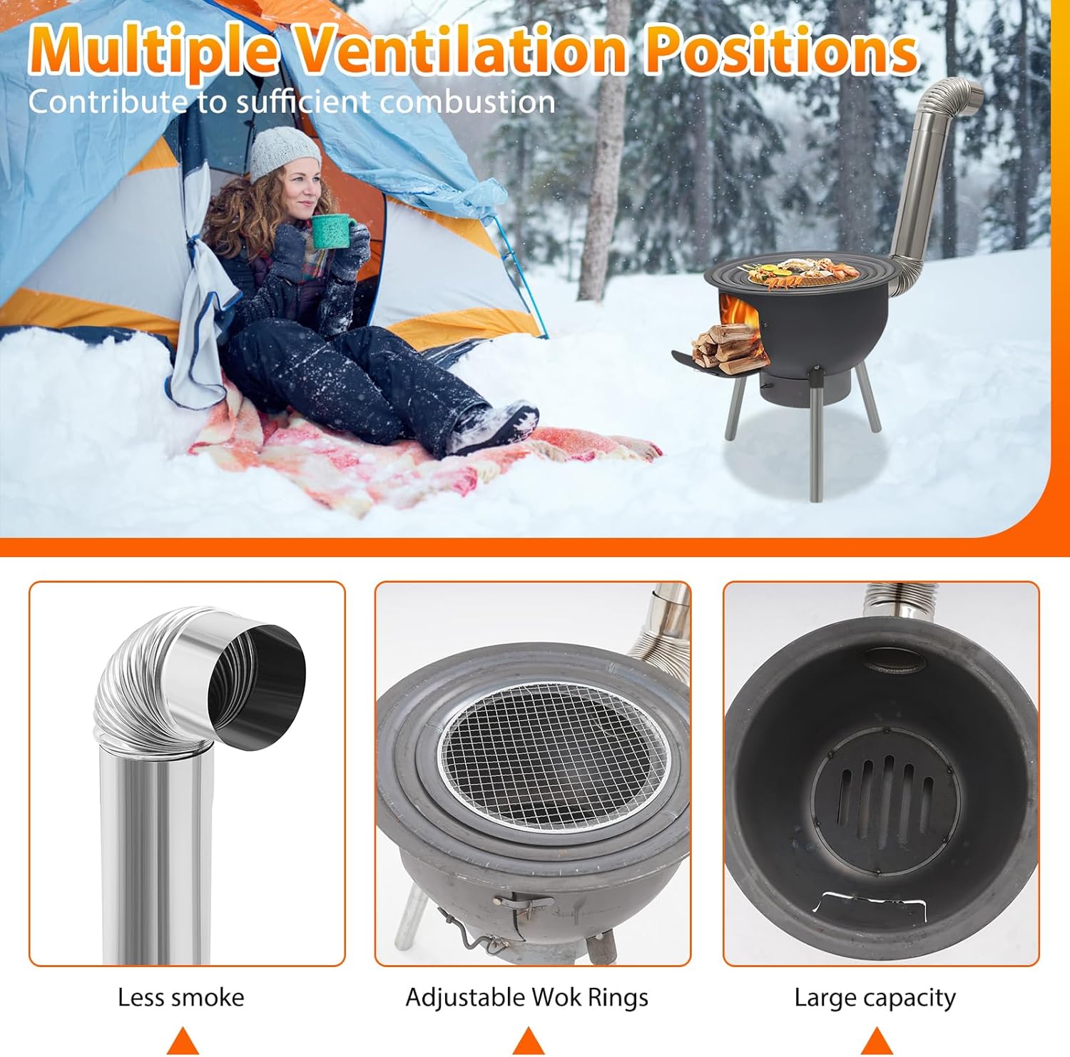 Kompor Roket Kayu Bakar Portab - Camping Cooking Stove ulasan dan harga