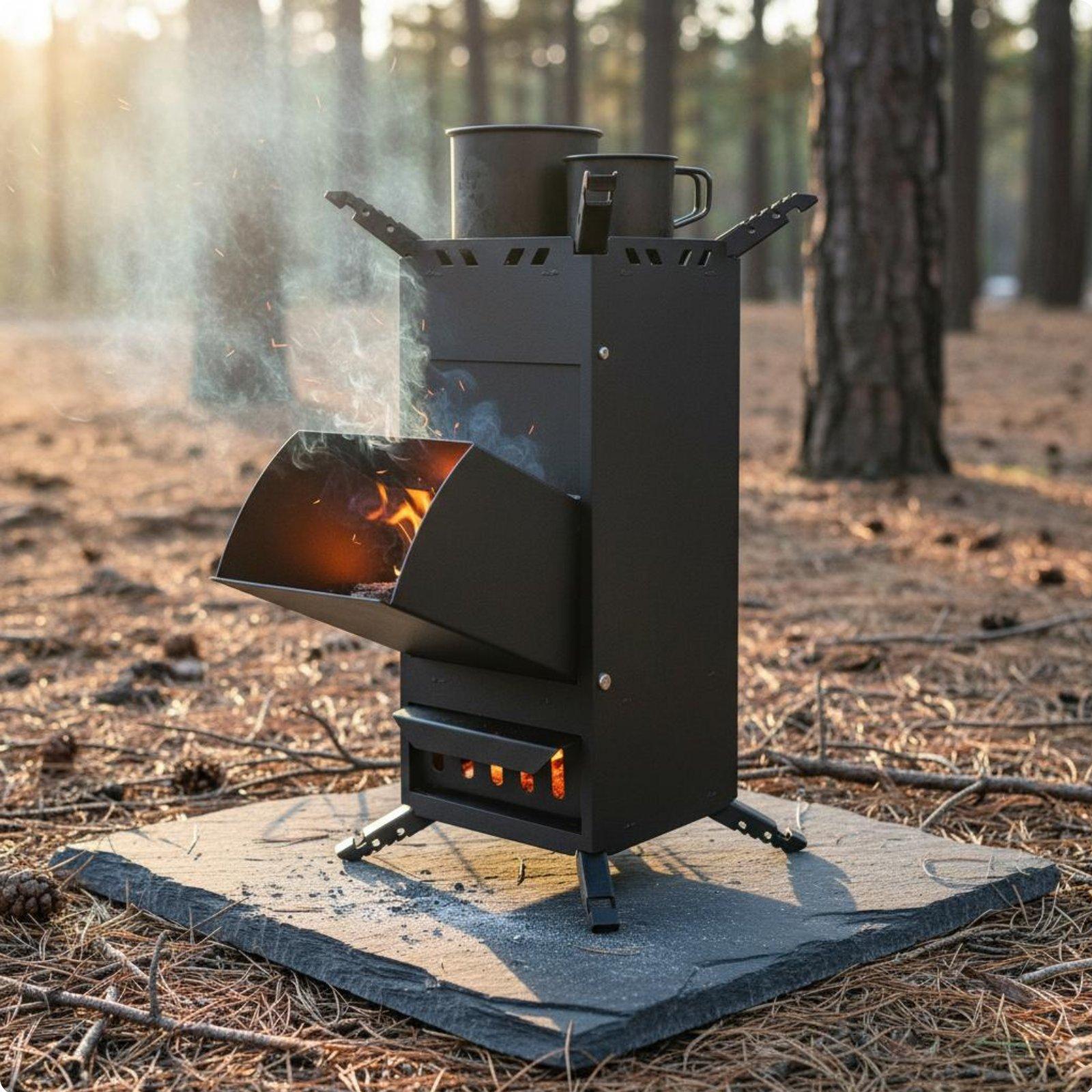 Kompor Luar Ruangan Portabel,  - Camping Cooking Fire Stove ulasan dan harga