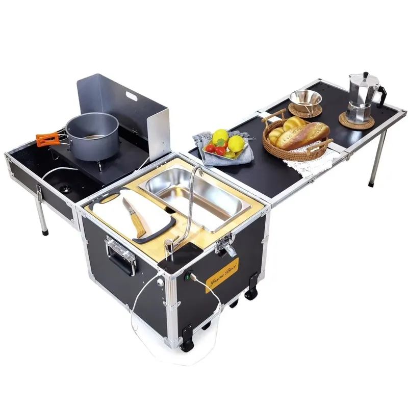 Meja Lipat untuk Memasak saat  - Camping Cooking All In One ulasan dan harga