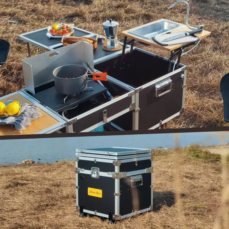 Meja Lipat untuk Memasak saat  - Camping Cooking All In One ulasan dan harga