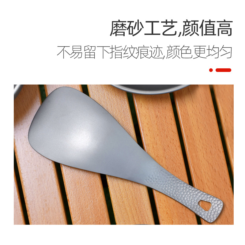 Sendok Nasi Titanium Murni Ult - Camping Cooking Rice ulasan dan harga