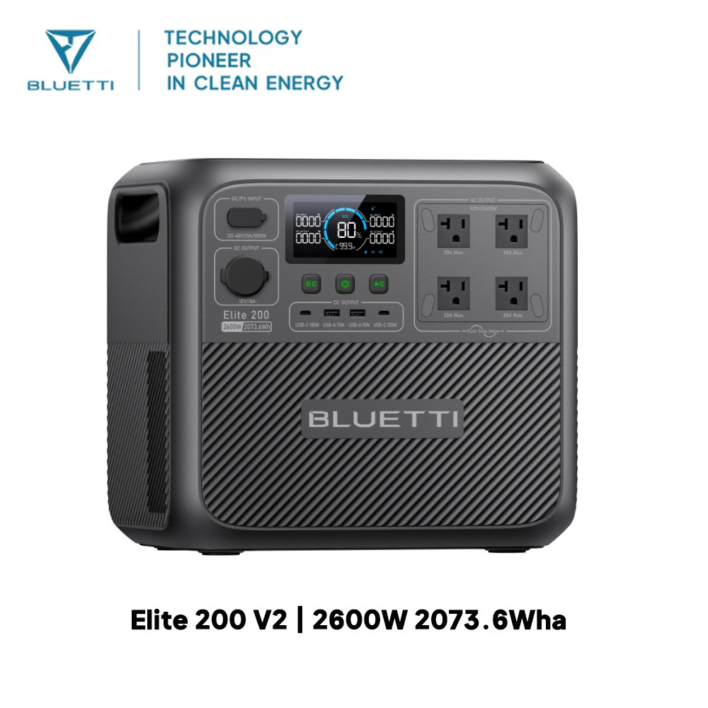 【Renew】BLUETTI Elite 200 V2 St - Camping Cooking Stove ulasan dan harga