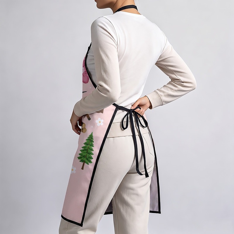 1 Buah 【Apron】 Efek 2D Flat, B - Japan Camping Cooking ulasan dan harga