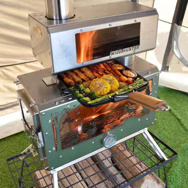 Kompor Kayu Bakar untuk Berkem - Camping Cooking Stove ulasan dan harga