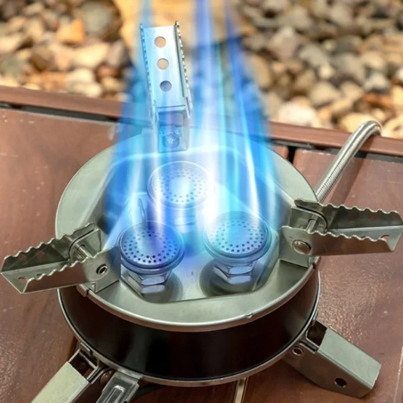 6800W 12800W 18000W Kompor Gas - Camping Cooking Fire Stove ulasan dan harga