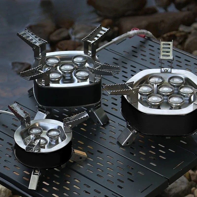 6800W 12800W 18000W Kompor Gas - Camping Cooking Fire Stove ulasan dan harga