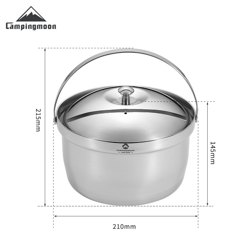 CAMPINGMOON CC-21 Panci Nasi R - Camping Cooking Rice ulasan dan harga