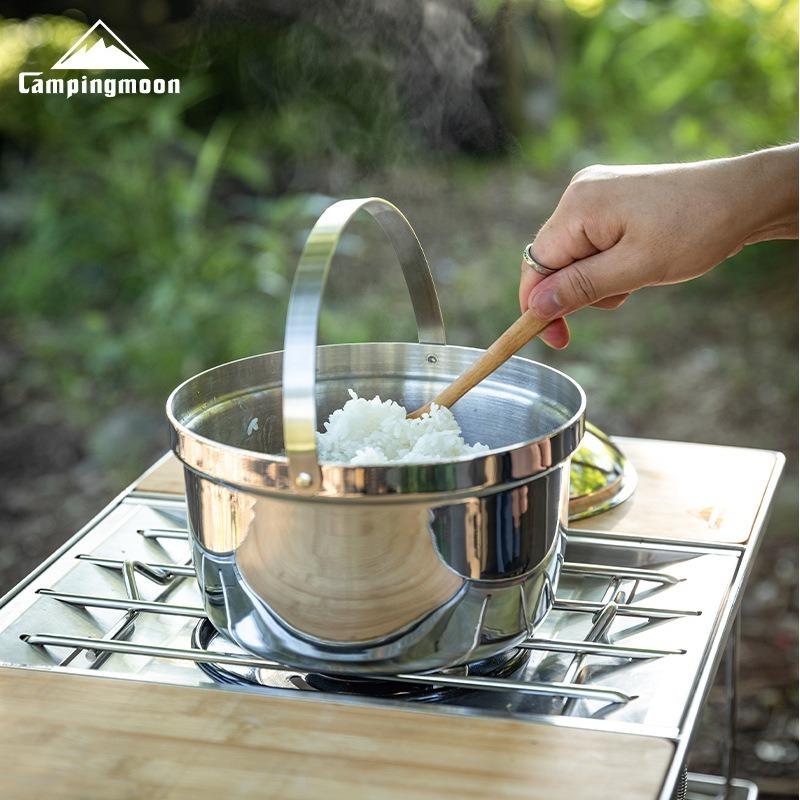 CAMPINGMOON CC-21 Panci Nasi R - Camping Cooking Rice ulasan dan harga