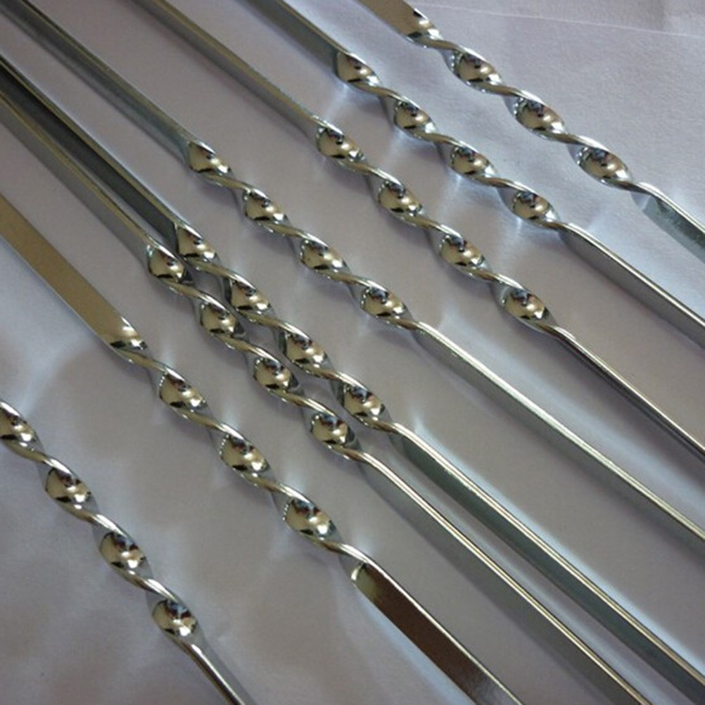 14Pcs Set Tusuk Sate Stainless - Camping Cooking Easy ulasan dan harga