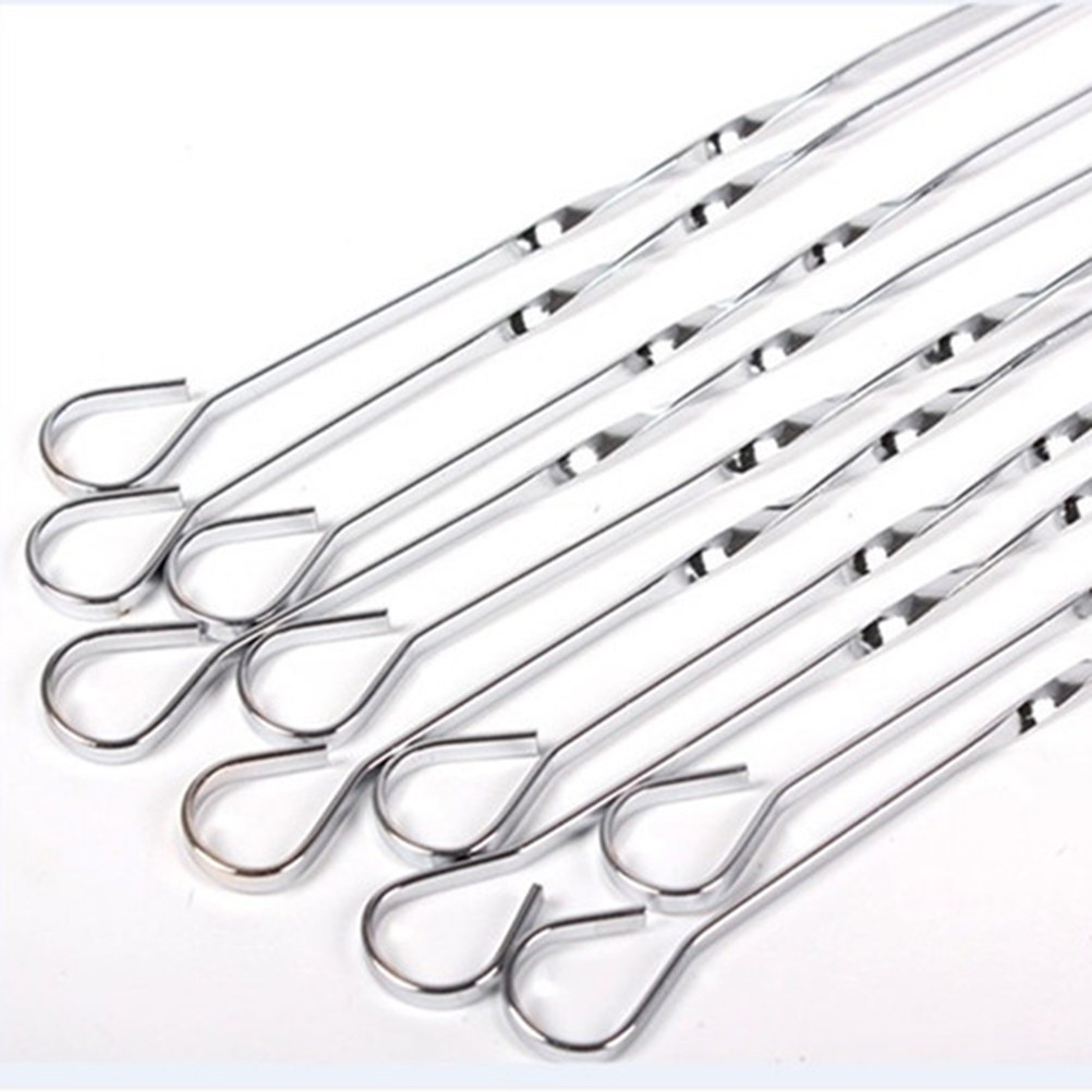 14Pcs Set Tusuk Sate Stainless - Camping Cooking Easy ulasan dan harga