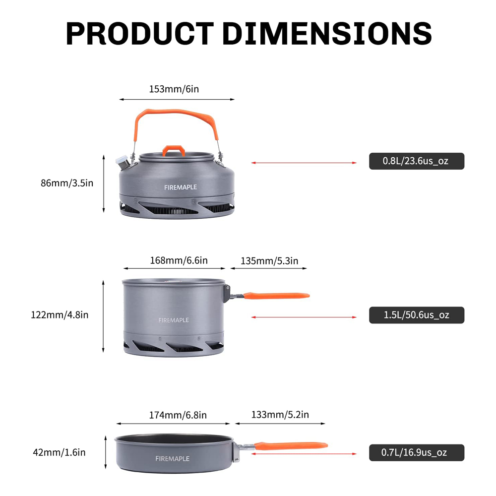 Peralatan Masak Berkemah Maple - Camping Cooking All In One ulasan dan harga