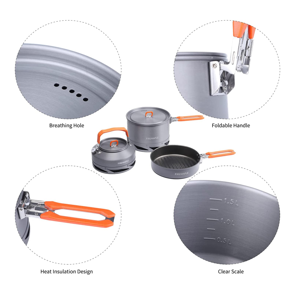 Peralatan Masak Berkemah Maple - Camping Cooking All In One ulasan dan harga