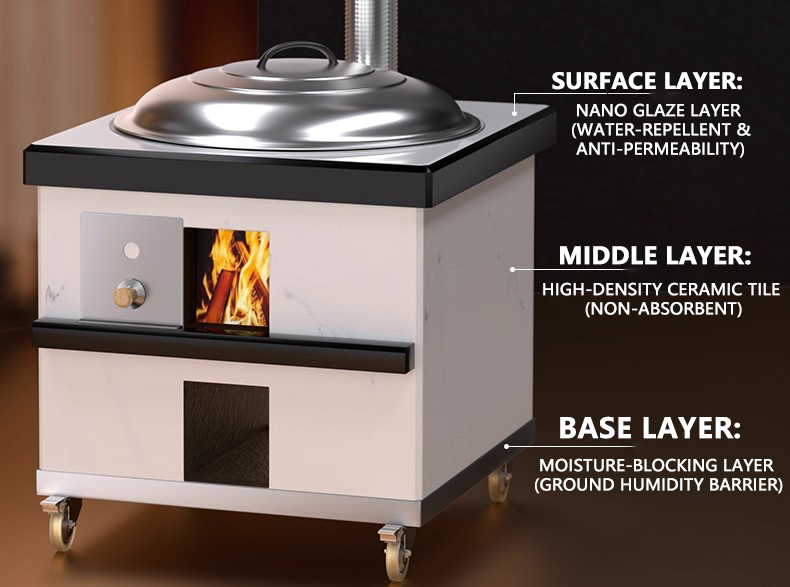 Kompor Kayu Keramik Multifungs - Camping Cooking Easy ulasan dan harga