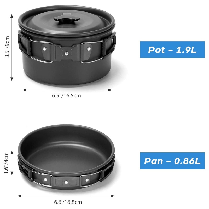 Peralatan Masak Camping Set Pe - Camping Cooking All In One ulasan dan harga
