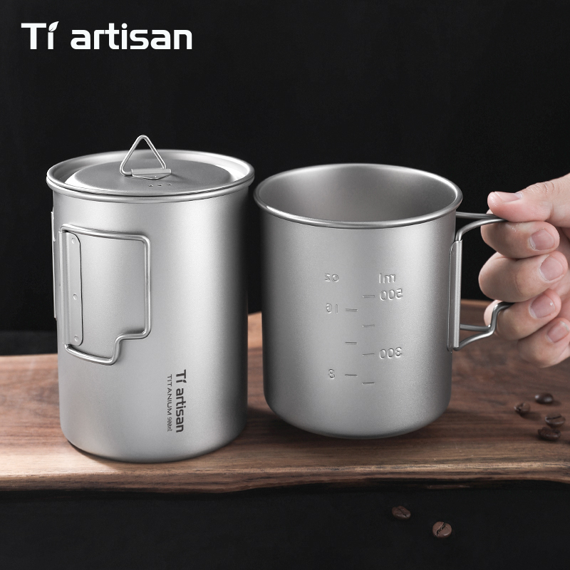 Tiartisan 750Ml/ 900Ml Mug Ber - Camping Cooking Utilities ulasan dan harga